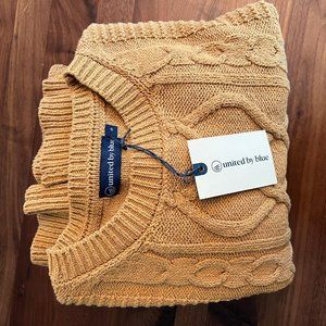 Recycled Cotton Cable Sweater Dress